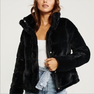 Abercrombie Faux Fur Jacket
